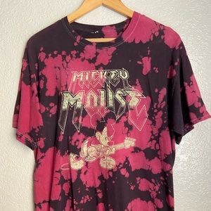 Mickey Red Tye Dye Tee